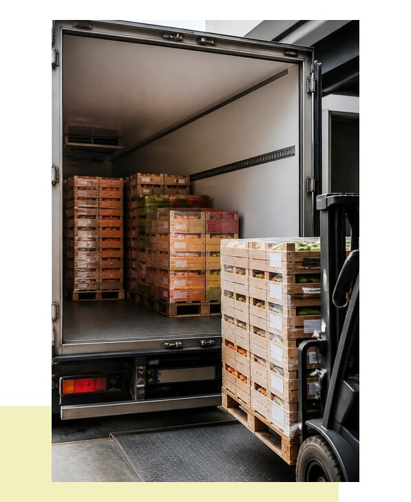 Перевозка сельхозпродукции на паллетах с доставкой в Геленджик